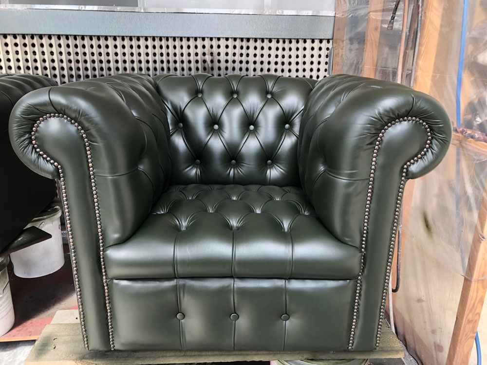 the rear seat finished