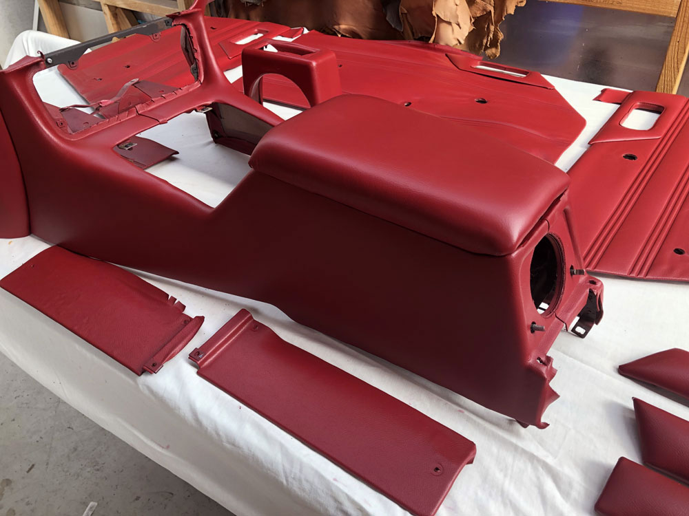 Some of the trim after restoration